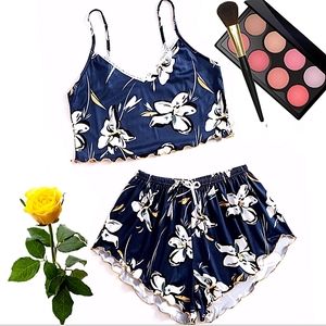 FLORAL CAMI SHORTS SET